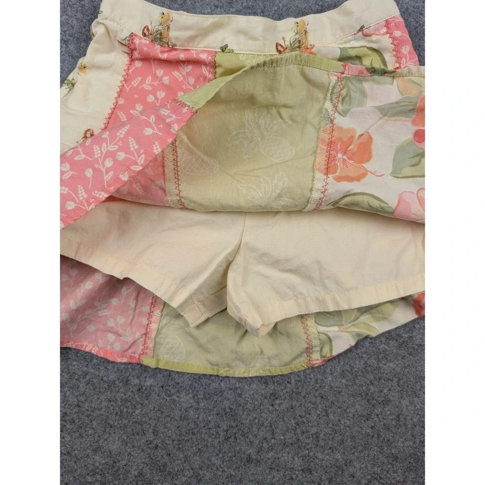 Vintage Gymboree Girls‎ Aloha Island Patchwork Skort Hula Pineapple Pink Green 5